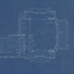 Kitchen, hall floor plan