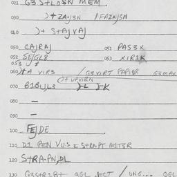 Eastern questionnaire, answ...