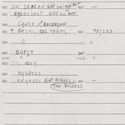 Eastern questionnaire, answ...