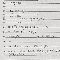 Eastern questionnaire, answ...