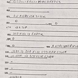 Eastern questionnaire, answ...