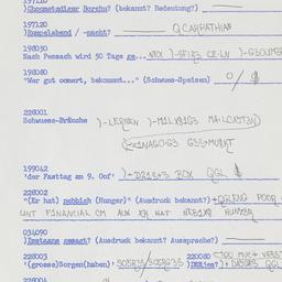 Western questionnaire, answ...