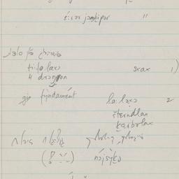 Eastern questionnaire, blue...