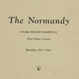 The Normandy, 470-480 Ocean...