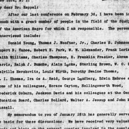 Letter from Gunnar Myrdal t...