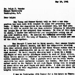 Letter from Samuel A. Stouf...
