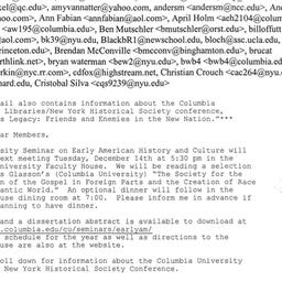 Announcements, 2004-12-14. ...