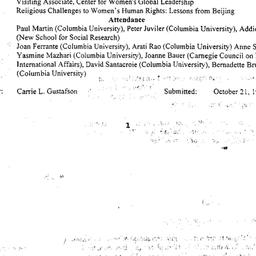 Minutes, 1996-11-12. Human ...