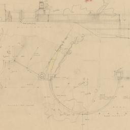 Entrance plan, elevation
