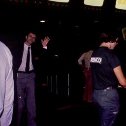 Interior view, people playi...