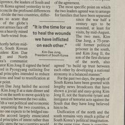 Korean leaders vow reconcil...