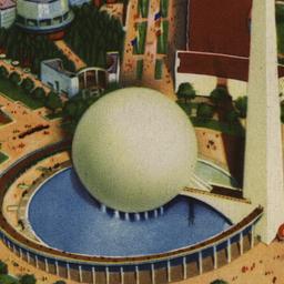 Aerial View of Trylon and P...
