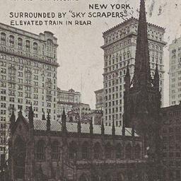 Trinity Church, Broadway fa...