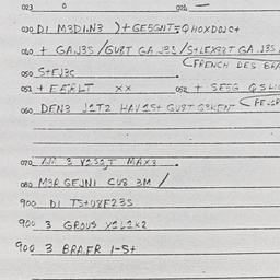 Eastern questionnaire, answ...