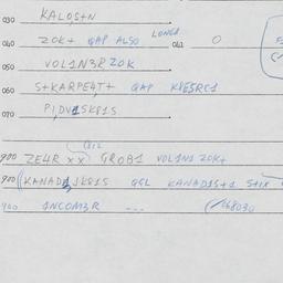 Eastern questionnaire, answ...
