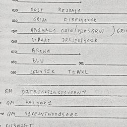 Eastern questionnaire, answ...