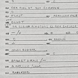 Eastern questionnaire, answ...