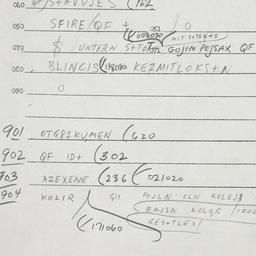 Eastern questionnaire, answ...