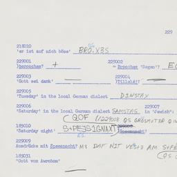 Western questionnaire, answ...
