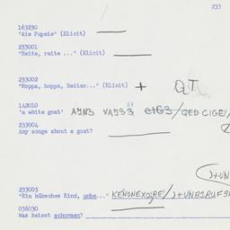 Western questionnaire, answ...