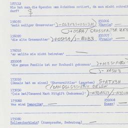 Western questionnaire, answ...