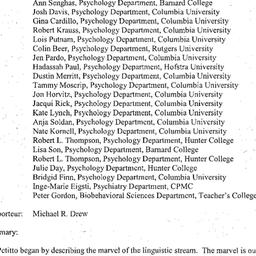 Minutes, 2003-01-23. Cognit...