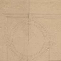 Wood ornament section, elev...