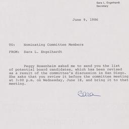 Nominating Committee