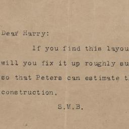 Typed note