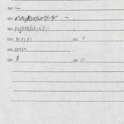 Eastern questionnaire, answ...