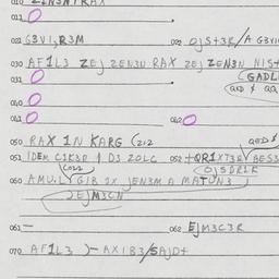 Eastern questionnaire, answ...