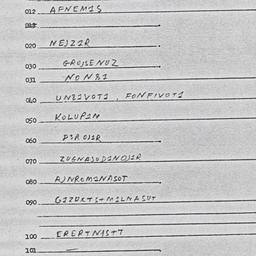 Eastern questionnaire, answ...