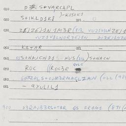 Eastern questionnaire, answ...
