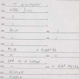 Eastern questionnaire, answ...