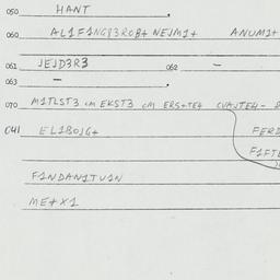 Eastern questionnaire, answ...