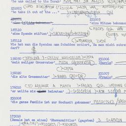 Western questionnaire, answ...