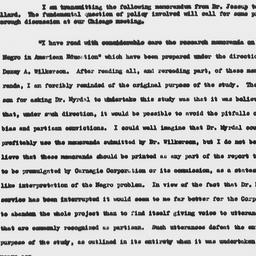 Memorandum from Samuel A. S...