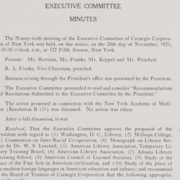 Executive Committee Meeting...