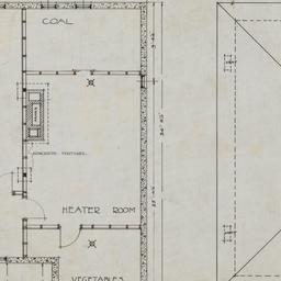Basement, roof plans
