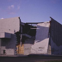 Exterior view of abandoned ...