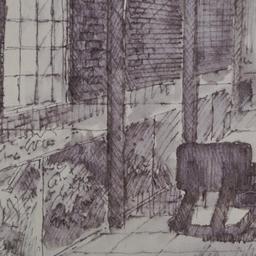 Interior perspective drawin...