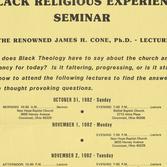 James Cone oversize flyers ...