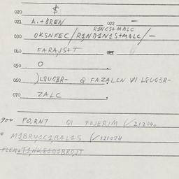 Eastern questionnaire, answ...