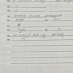 Eastern questionnaire, answ...