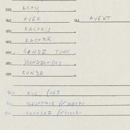 Eastern questionnaire, answ...