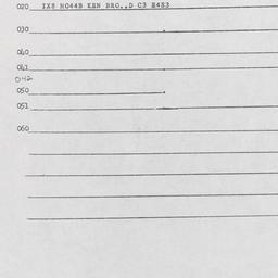 Western questionnaire, answ...