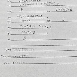 Eastern questionnaire, answ...
