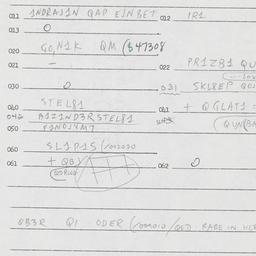 Eastern questionnaire, answ...
