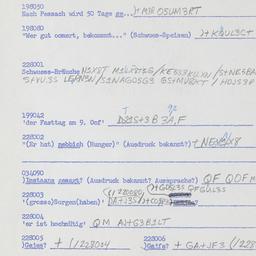 Western questionnaire, answ...