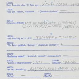 Western questionnaire, answ...